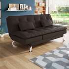 Sofá-cama Casal 3 Lugares Amanda Café