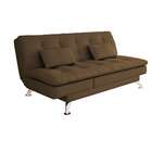 Sofá-cama Casal 3 Lugares Amanda Marrom