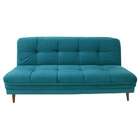 Sofá-cama Casal 3 Lugares Anitta Suede Azul