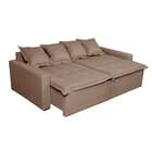 Sofá-cama Casal 3 Lugares Del Rey Suede Bege