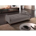 Sofá-cama Casal 3 Lugares Ipanema Com Baú Linho Cinza