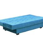 Sofá Cama Casal 3 Lugares Laila - Azul