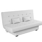 Sofá Cama Casal 3 Lugares Laila - Branco Korino