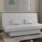 Sofá Cama Casal 3 Lugares Laila - Branco Korino