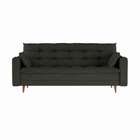 Sofá-cama Casal 3 Lugares Mônica Suede Grafite