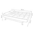 Sofá-cama Casal 3 Lugares Premium Suede Vermelho