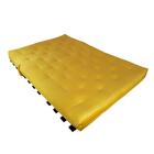 Sofa Cama Casal Amarelo Com Madeira Maciça Nobre