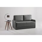 Sofá Cama Casal Em Veludo 154cm Isis Cinza