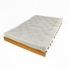 Sofá Cama Casal Futon Tokio Branco Off Sarja Impermeável Made