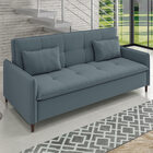 Sofá Cama Casal Lima 213 Cm Pillow Espuma D23 Mola Bonnel Bra