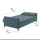 Sofá Cama Casal Lima 213 Cm Pillow Espuma D23 Mola Bonnel Bra