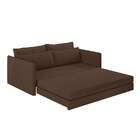 Sofá-cama Casal Luiza Suede Marrom