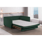 Sofa Cama Casal Marcelle 2 Lugares 150cm Linho Pe De Madeira
