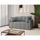 Sofá Cama Casal Para Sala De Estar 02 Lugares 167cm Madri Gra