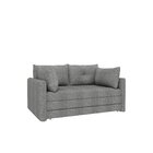 Sofá Cama Casal Para Sala De Estar 02 Lugares 167cm Madri Gra