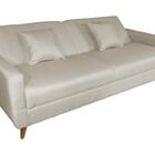 Sofá Cama Casal Reclinável Emilia -  Palha Corriente