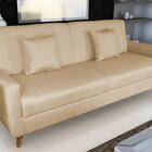 Sofá Cama Casal Reclinável Emilia - Areia Corriente