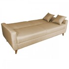 Sofá Cama Casal Reclinável Emilia - Areia Corriente