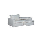 Sofá Cama Casal Retrátil E Reclinável Em Linho Sofatec