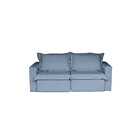 Sofá Cama Casal Retrátil E Reclinável Em Linho Sofatec