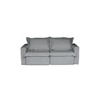 Sofá Cama Casal Retrátil E Reclinável Em Linho Sofatec