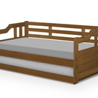 Sofá Cama Com Auxiliar Castanho – Atraente Móveis