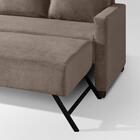 Sofa Cama Com Auxiliar Com Opção De Elevação Dubai Cappuccino