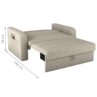 Sofá Cama Com Baú 2 Lugares Harry Veludo Millenium