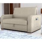 Sofá Cama Com Baú 2 Lugares John Veludo Millenium