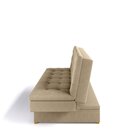 Sofa Cama Com Baú Berilo Espresso Móveis Bege