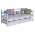 Sofá-cama Com Cama Auxiliar De Madeira Maciça Para Colchão 78