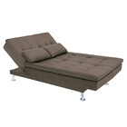 Sofá-cama Com Chaise 188cm Linoforte Rayssa Suede Veludo Espu