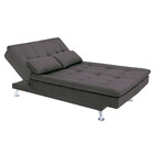 Sofá-cama Com Chaise 188cm Linoforte Rayssa Suede Veludo Espu