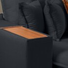 Sofá Cama Com Molas Ensacadas Maria 2.40 Mts Preto