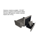 Sofá Cama Cristal 02 Lugares Matrix