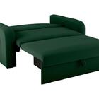 Sofá Cama Daiane 2 Lugares Com Baú Veludo Maserati Verde Matr