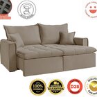 Sofá Cama Dallas 1.90 Mts Sem Caixa – Bege Castor Bege