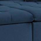 Sofá Cama Dallas 270 Cm Sem Caixa – Veludo Azul Marinho