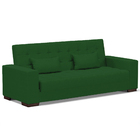 Sofá Cama Decorativo 210cm Beesley Veludo Luxo Verde G19 - Gr