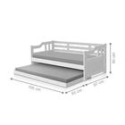 Sofa Cama Detroit Extensível Branco