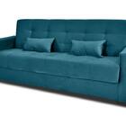 Sofá Cama Dinorá 3 Lugares - Veludo Turkey Petróleo