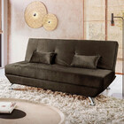 Sofá Cama Dubai 3 Lugares Reclinável Veludo Turkay Star Confo