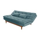 Sofá Cama Dubai Espresso Móveis Azul Turquesa