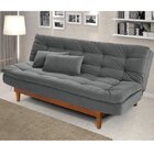 Sofá Cama Dubai Espresso Móveis Cinza