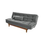 Sofá Cama Dubai Espresso Móveis Cinza