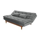 Sofá Cama Dubai Espresso Móveis Cinza