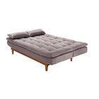 Sofá Cama Dubai Espresso Móveis Nude