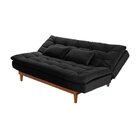 Sofá Cama Dubai Espresso Móveis Preto