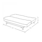 Sofá Cama Dubai Espresso Móveis Preto