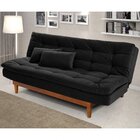 Sofá Cama Dubai Espresso Móveis Preto